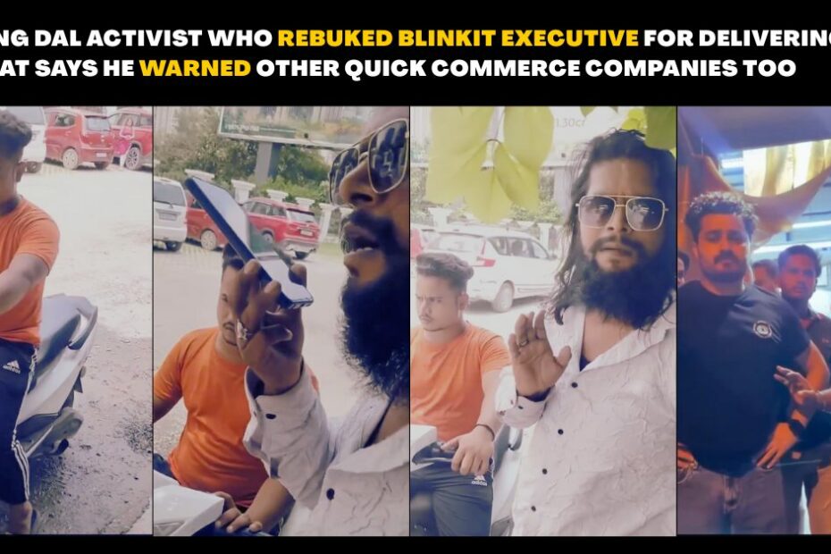 Bajrang Dal activist who 'stopped' Blinkit meat delivery says he was saving Sanatan Dharma - Alt News