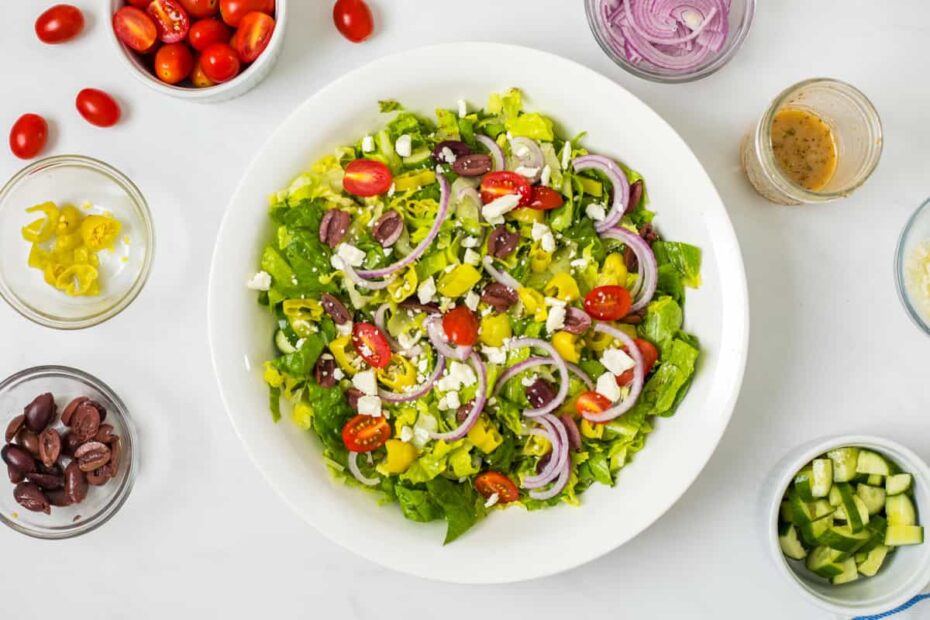 Copycat Panera Greek Salad