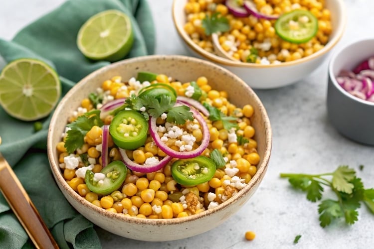 Easy Mexican Street Corn Salad