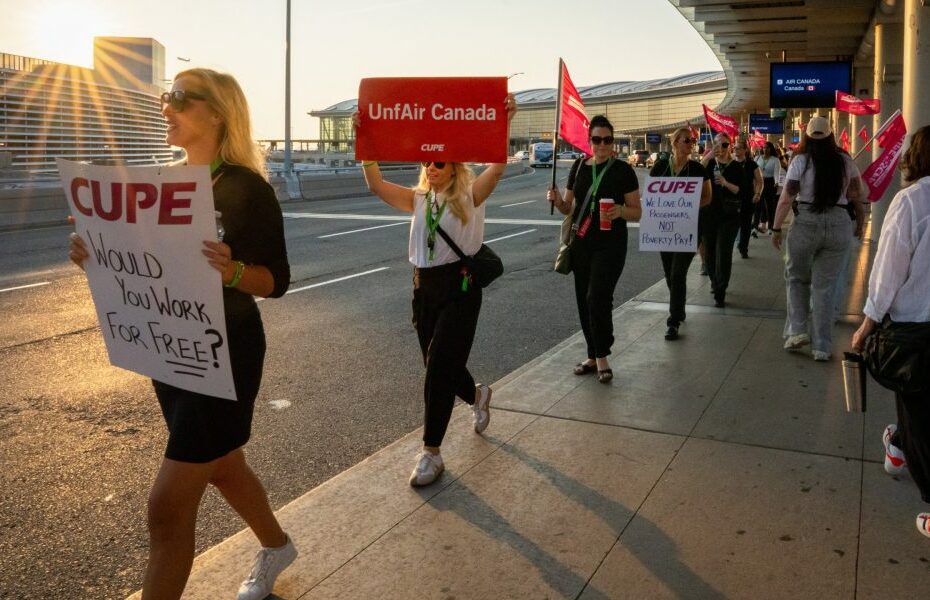 Government forces Air Canada and flight attendants back to work and into arbitration, after strike strands over 100,000 travelers