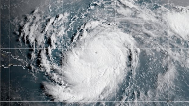 Hurricane Erin strengthens to 'very powerful' Category 5 storm in Caribbean | CBC News
