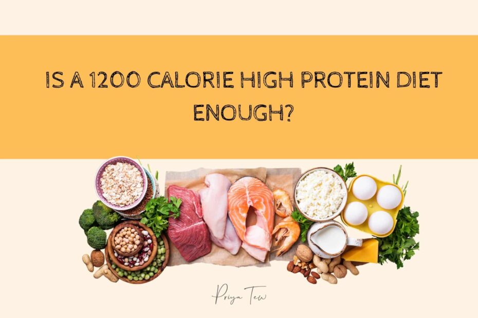 Is a 1200 Calorie High Protein Diet Enough? Why Your Body Deserves More