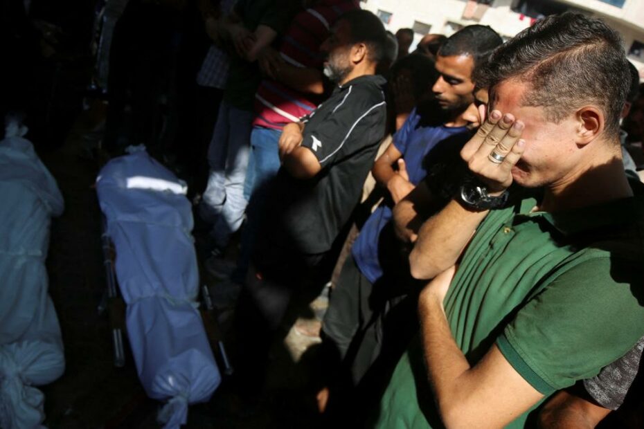 Israeli fire kills at least 18 in Gaza, U.S. envoy visits hostage family protest