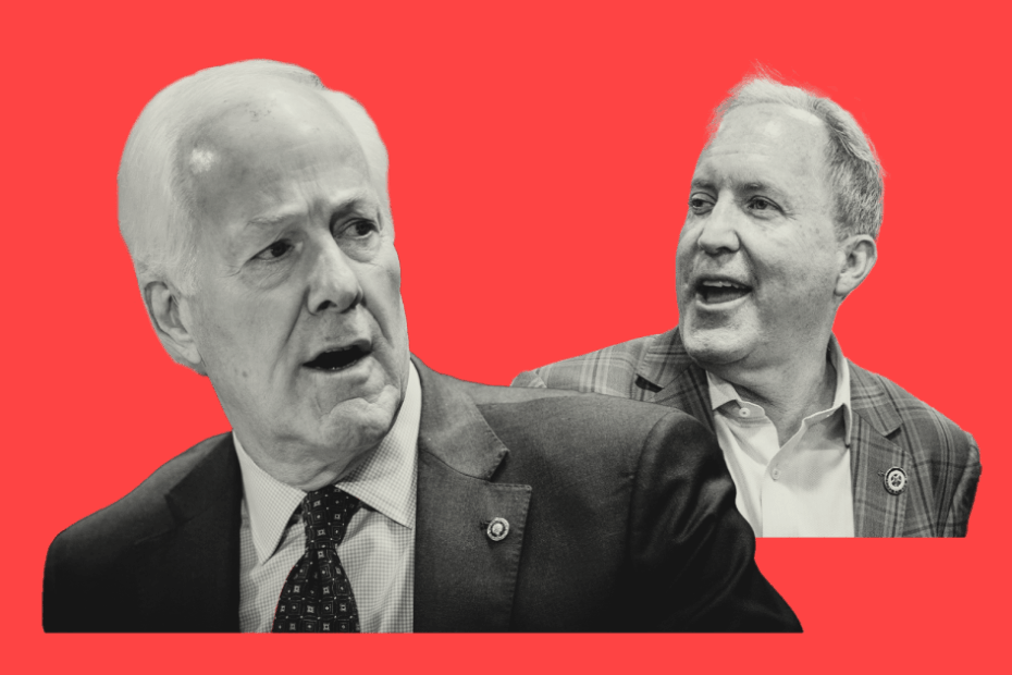 Ken Paxton is beating John Cornyn...in a race to the bottom