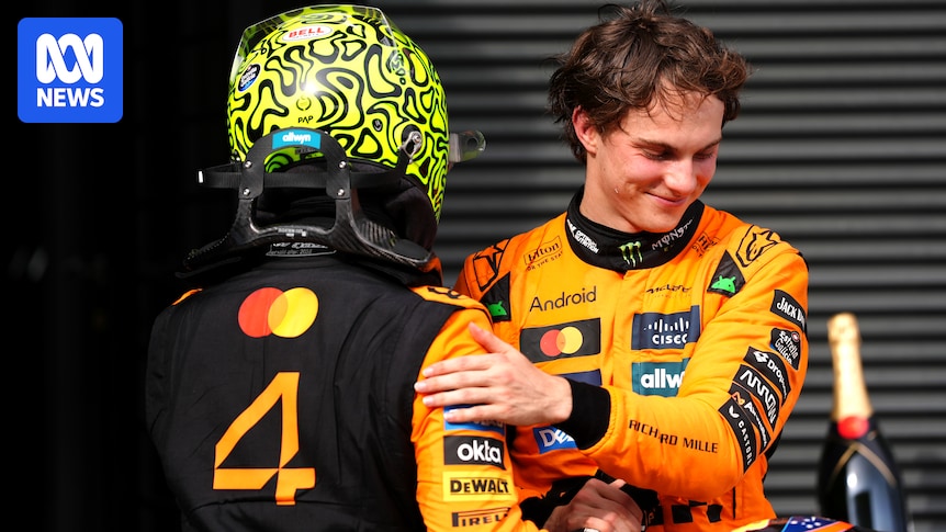 Lando Norris holds on to beat Oscar Piastri by 0.698 seconds in Hungary