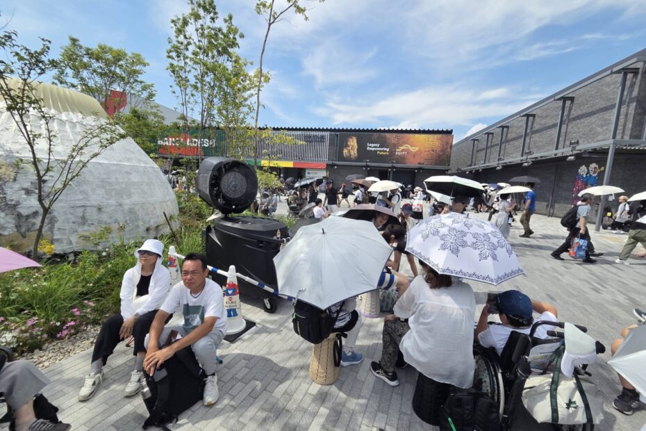 Osaka Expo highlights the challenge of holding events in Japan's scorching summer