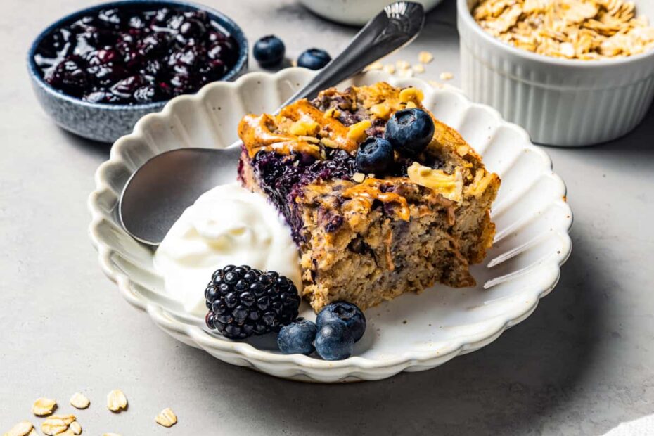 Protein Baked Oatmeal - Easy High-Protein Breakfast!
