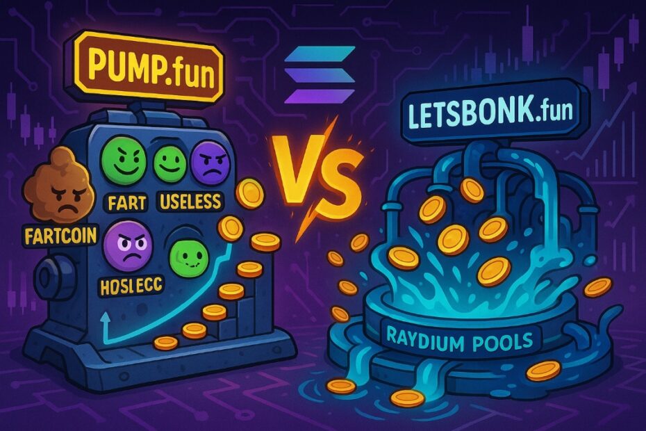 Pump.fun vs LetsBONK.fun: Solana Meme-Launchpads, Successful Launches, Rugs, Volume And Trending Tokens To Watch - NullTX