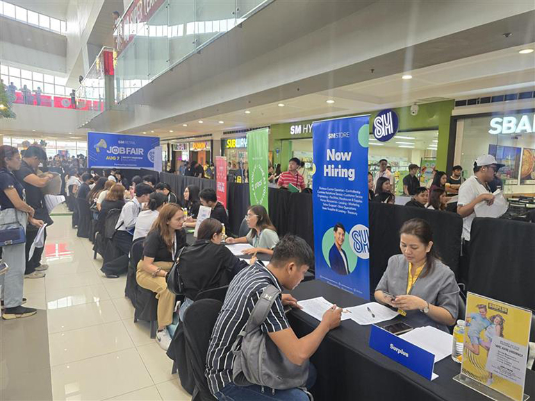 SM Group hosts its biggest Job Fair of the Year at SM City Fairview