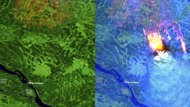 Situation 'critical' as Fort Providence ordered to evacuate | CBC News