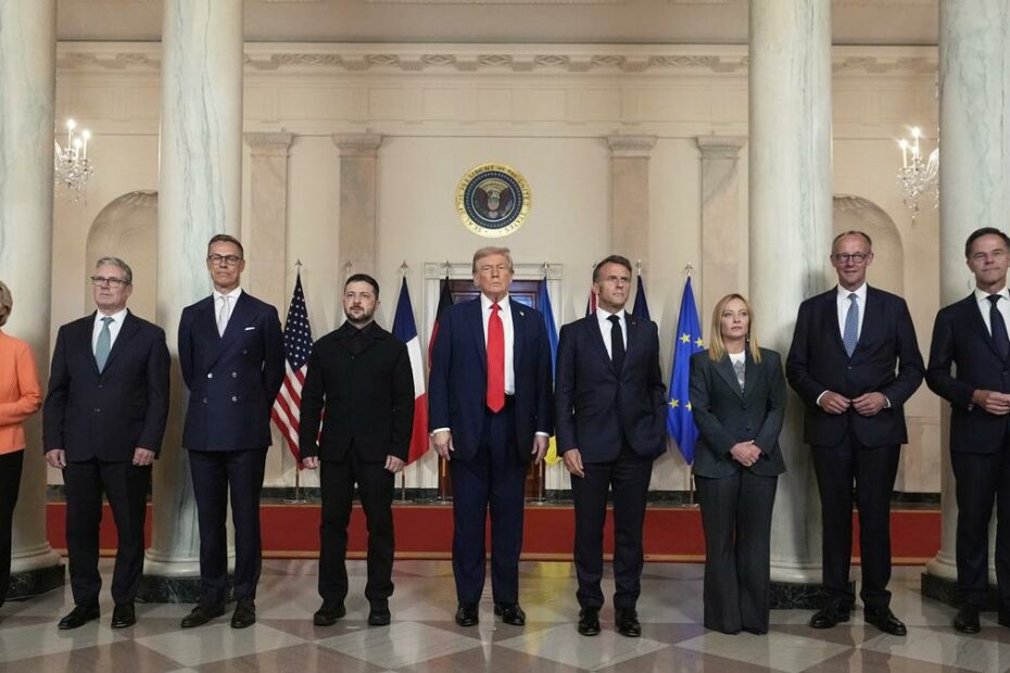 Takeaways from Donald Trump’s meeting with Zelenskyy and European leaders: Praise, security talks, more meetings