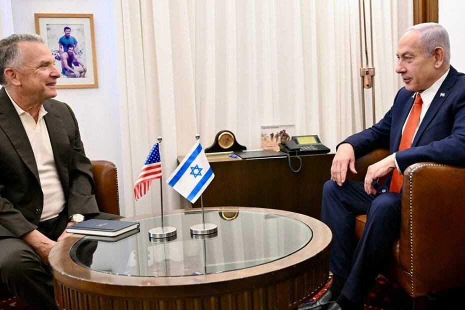Trump's Envoy meets Netanyahu for Gaza aid, ceasefire push