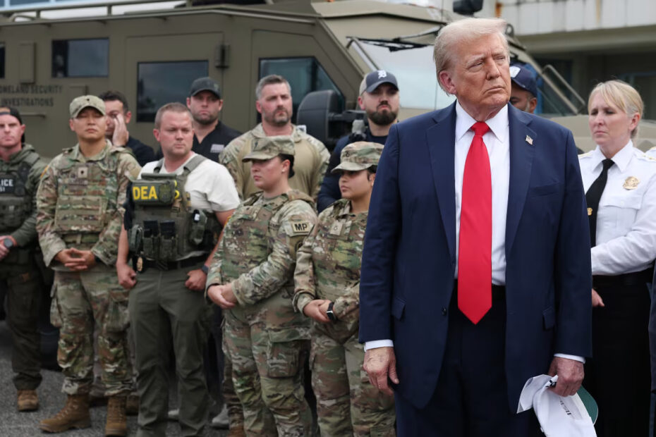 Trump’s ambition to take crime crackdown national will stoke tensions and legal showdowns - Egypt Independent