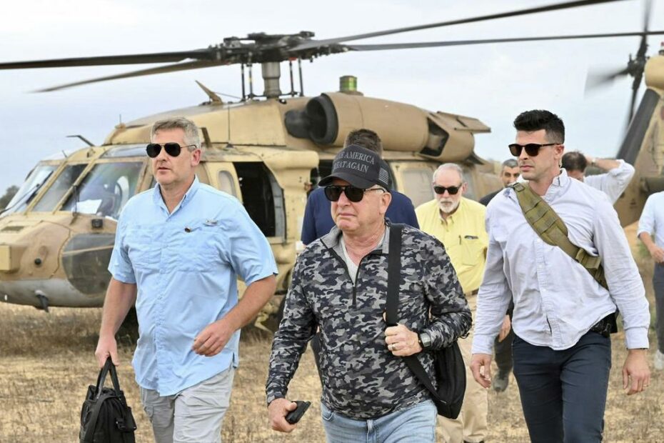 U.S. envoy visits distribution site in Gaza as humanitarian crisis worsens