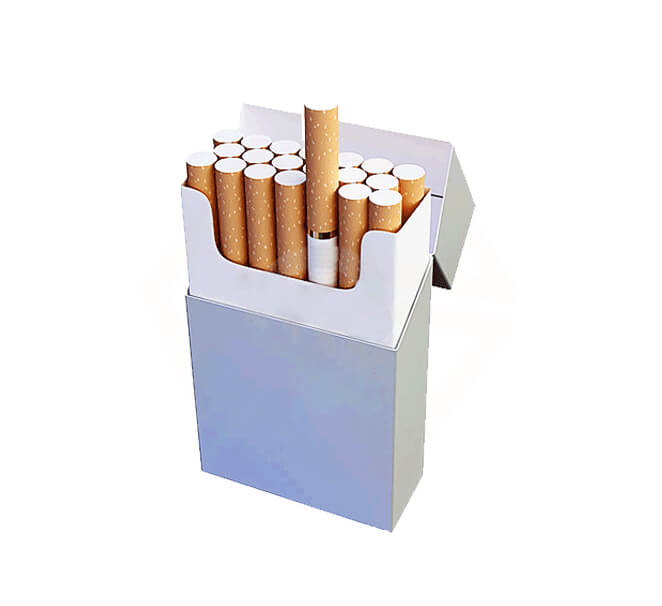 blank cigarette boxes