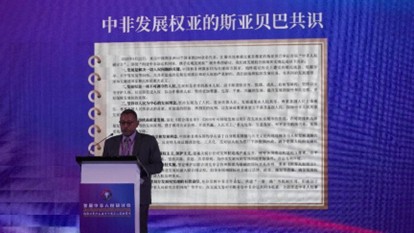 The first China-Africa Human Rights Seminar opened in Addis Ababa, capital of Ethiopia, on August 22, 2025. (Photo/China News Service)