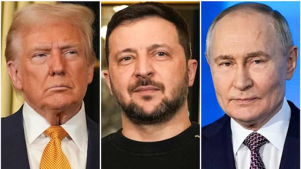 Zelenskyy rejects Trump idea of 'swapping' land with Russia, insists Kyiv be part of talks | CBC News