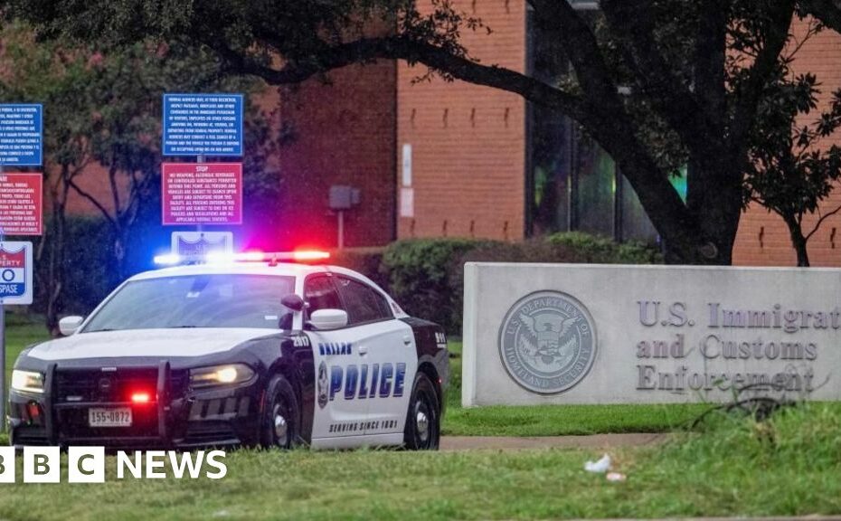 'Anti-ICE' message on ammunition at Dallas shooting that killed immigration detainee