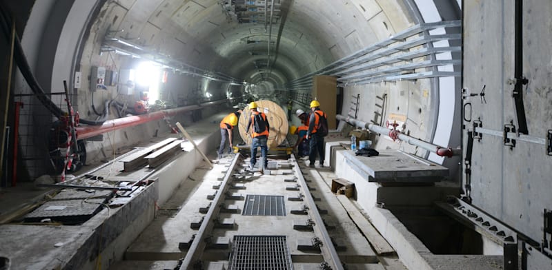 Tel Aviv light rail Photo: Eyal Izhar