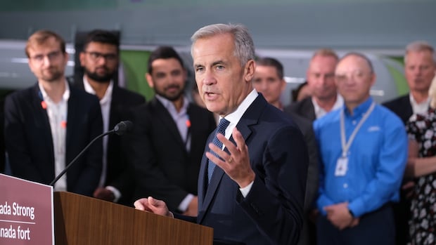 Carney unveils billions in funding, Buy Canadian policy to combat Trump's tariffs | CBC News