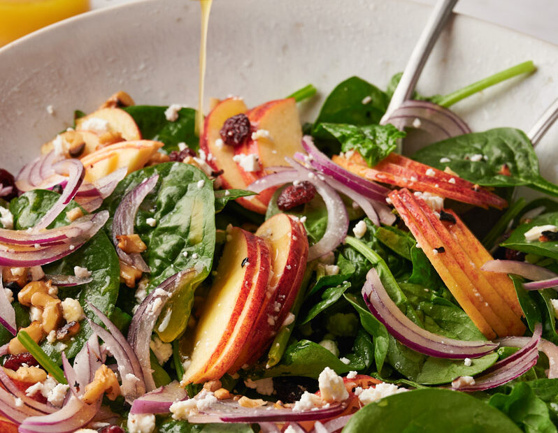 Classic Apple Spinach Salad | Elizabeth Rider
