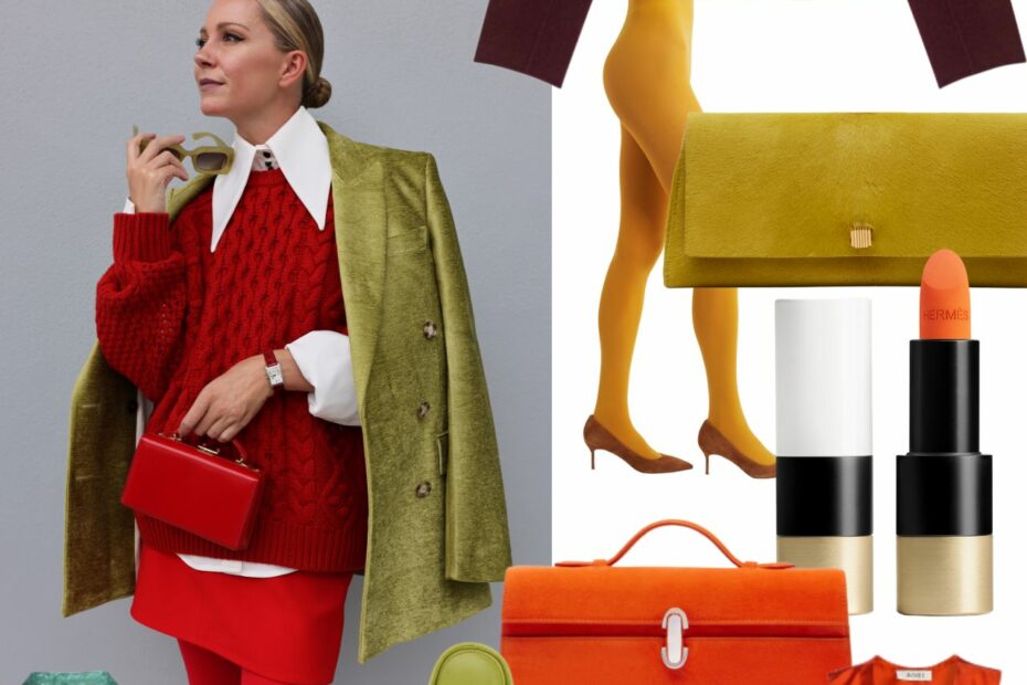 color combinations fall, how to wear color, styling color 2025, maroon styling