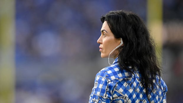 Colts CEO Carlie Irsay-Gordon is going viral. But is it her headset, or that she's a woman? | CBC News
