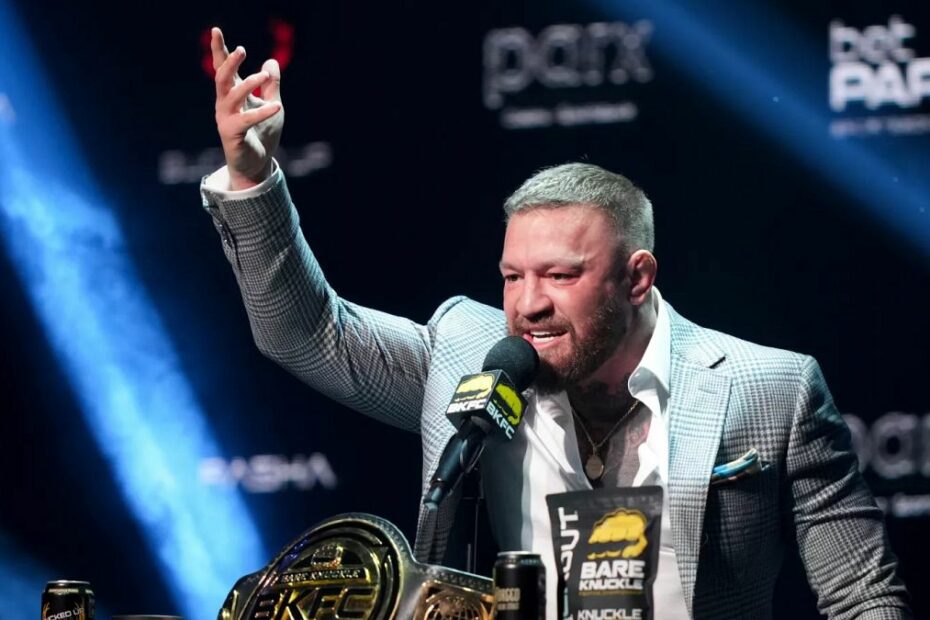 Conor McGregor unveils partnership with Trump Jr as he plots comeback