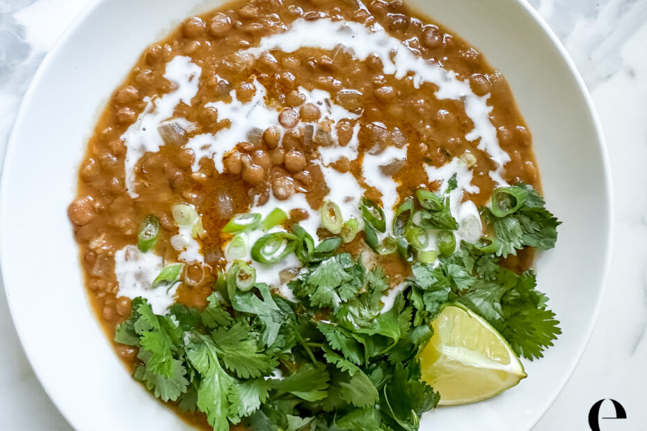 Dump-and-Cook Red Curry Lentil Soup That’s Seriously Delicious