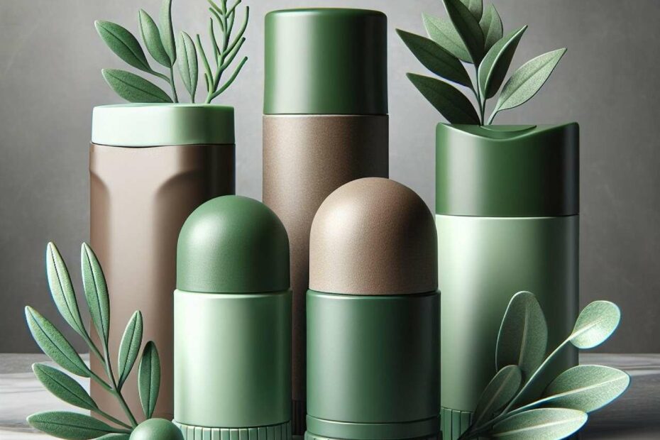 Natural deodorant alternatives containers