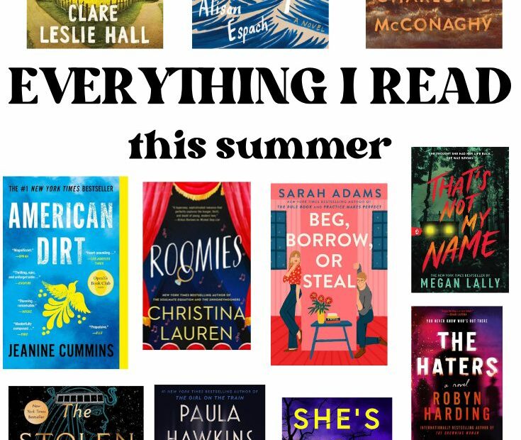 everything i read summer 2025 books