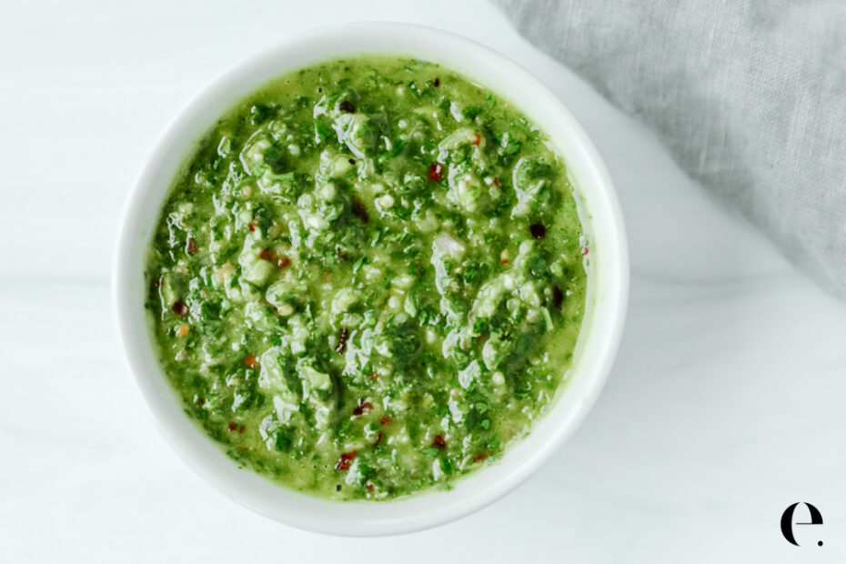 chimichurri sauce recipe Elizabeth Rider