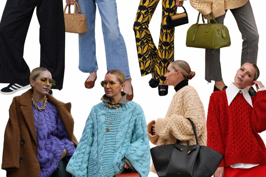 oversized sweater outfits, best sweater outfits for fall, what to wear with a cable sweater