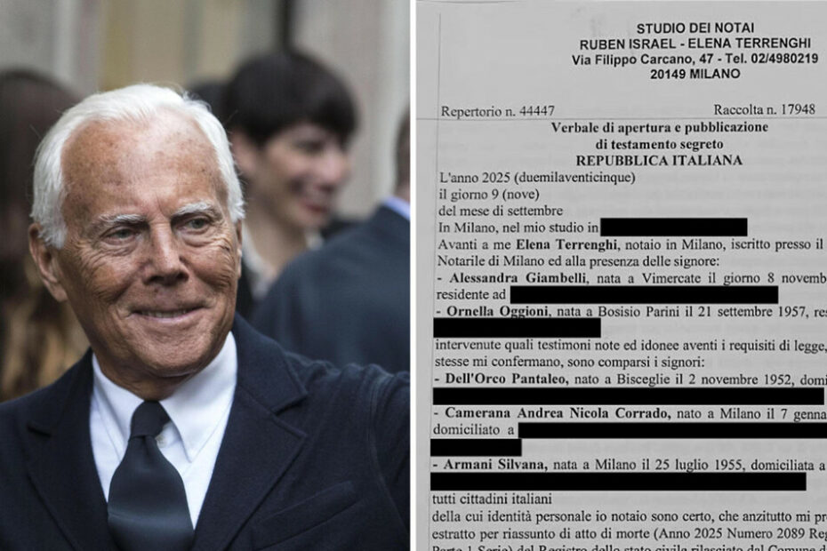 Il testamento di Armani: la Giorgio Armani Spa va alla Fondazione - Notizie - Ansa.it
