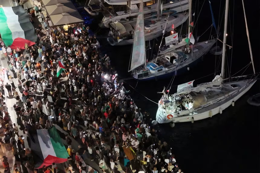 Italy and Spain deploy ships to help Gaza aid flotilla targeted in drone attack - Egypt Independent