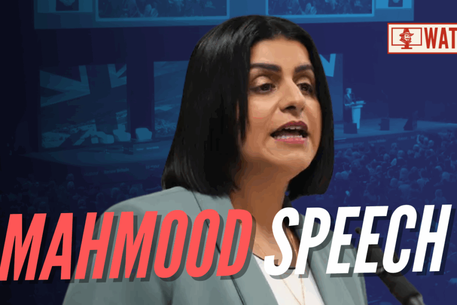 LIVE: Mahmood Sets Out Changes to Indefinite Leave to Remain in Conference Speech