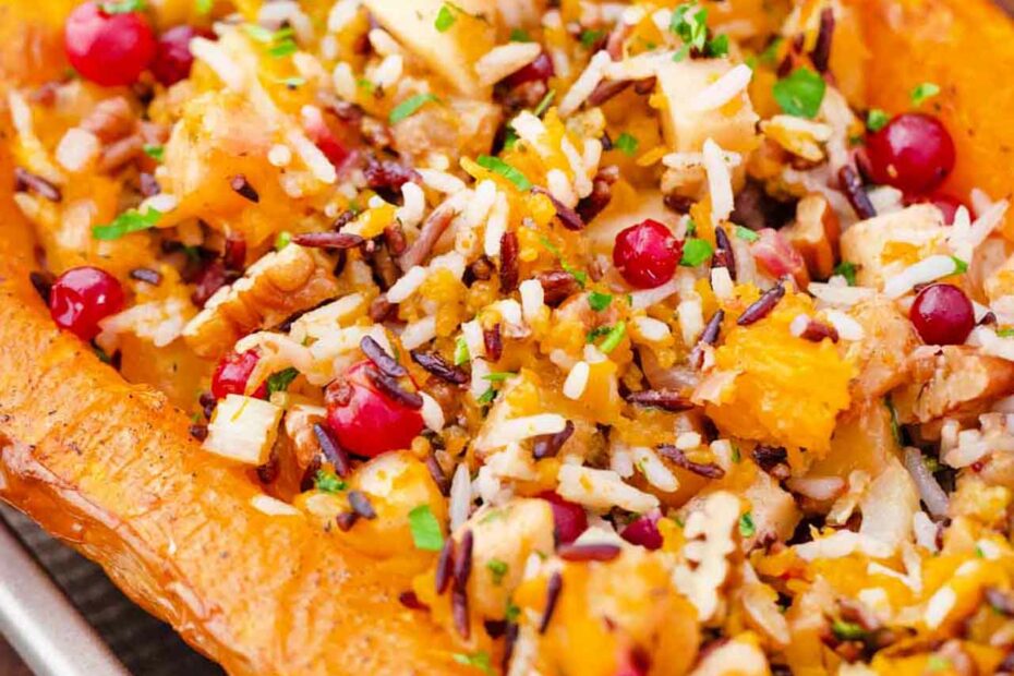 Loaded Stuffed Butternut Squash