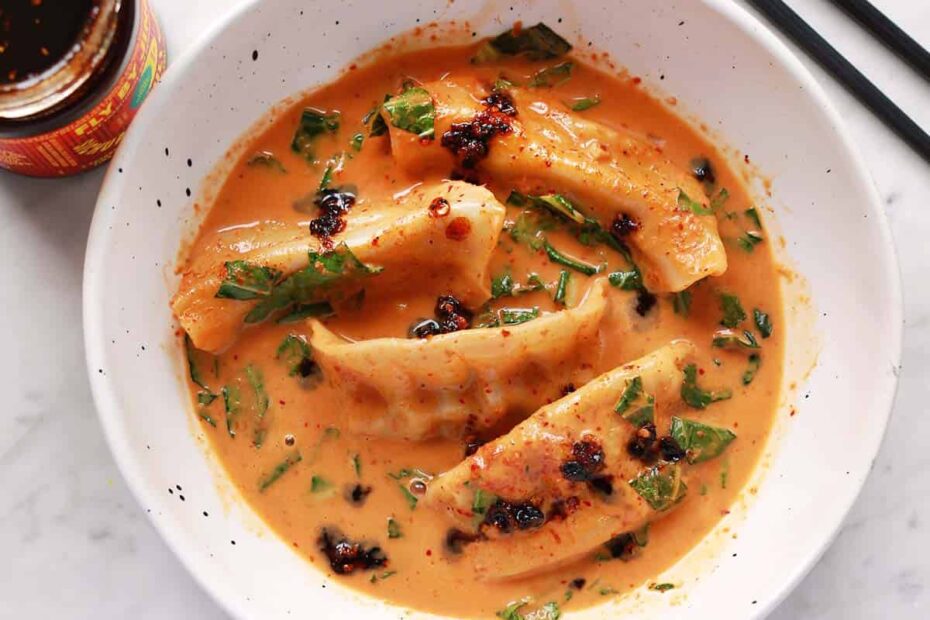 One-Pan Baked Dumplings (Tik Tok Viral Recipe)