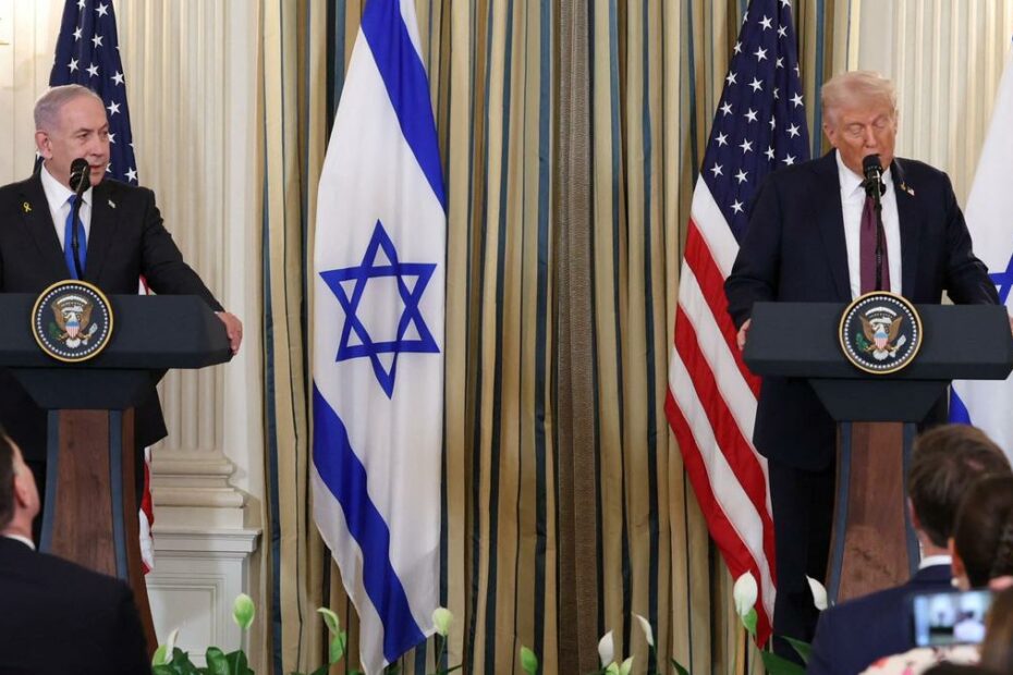 White House releases Gaza peace plan as Trump meets Netanyahu