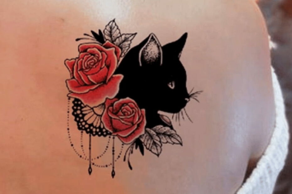 12 Black Cat Tattoo Ideas For Unique Inspiration - Glowalley