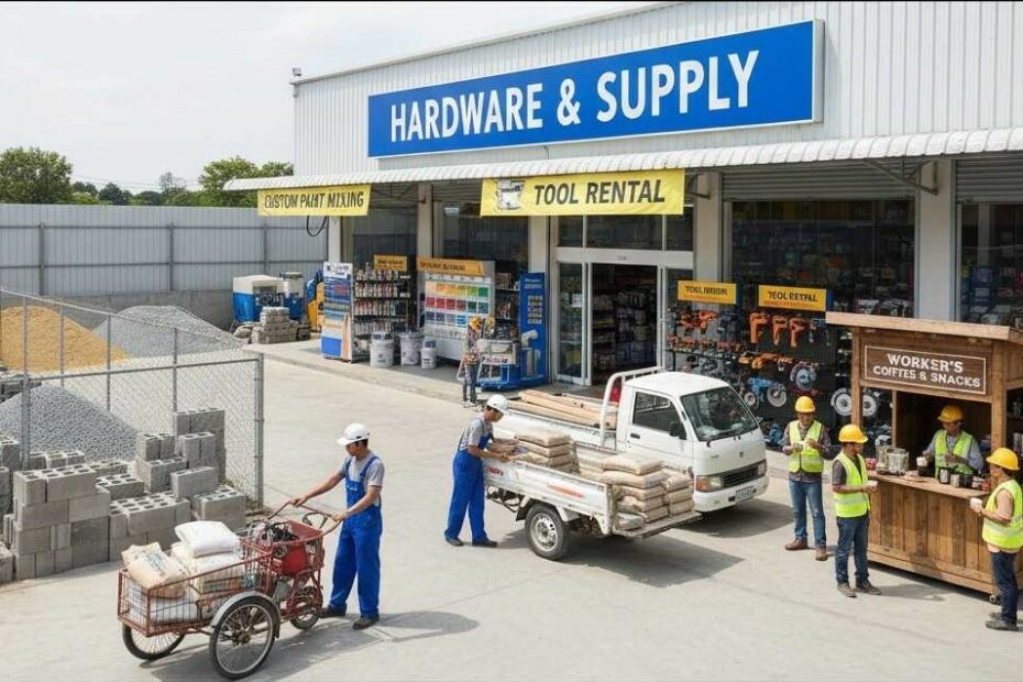 add-on business for hardware store