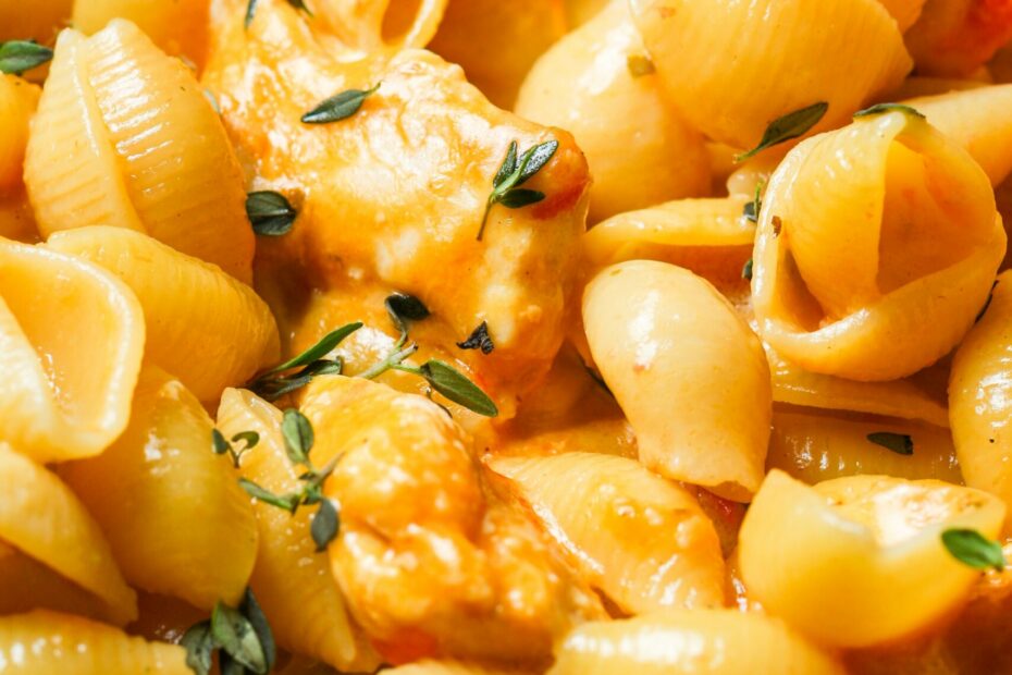 Chicken taco pasta.