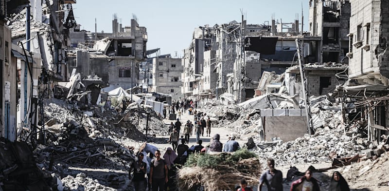 Rebuilding Gaza credit: Reuters Miz Salhi