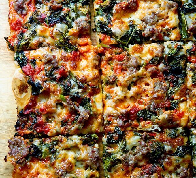 Homemade Grandma-Style Pizza | Alexandra's Kitchen