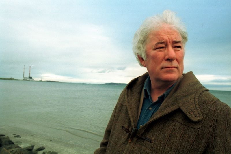 Irish Poet Seamus Heaney at Sandymount in Dublin in 1995.