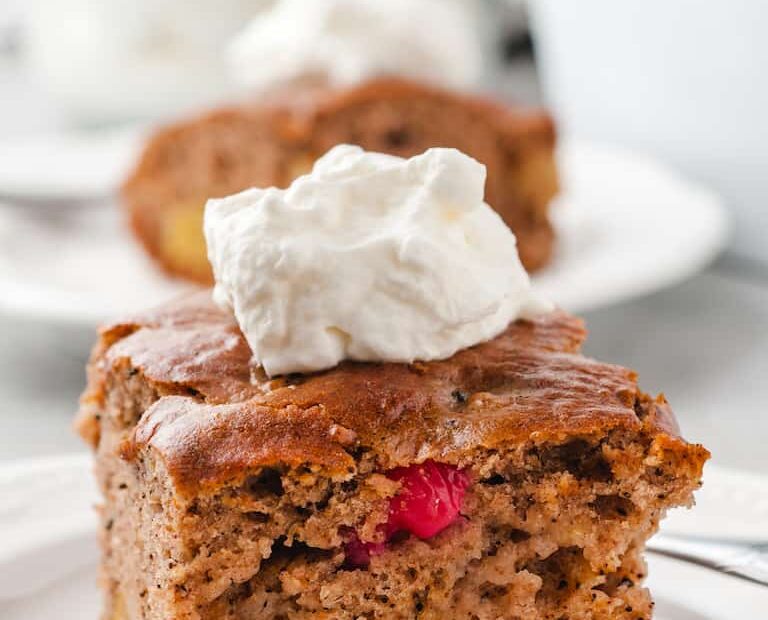 One Bowl Fruit Cocktail Cake recipe