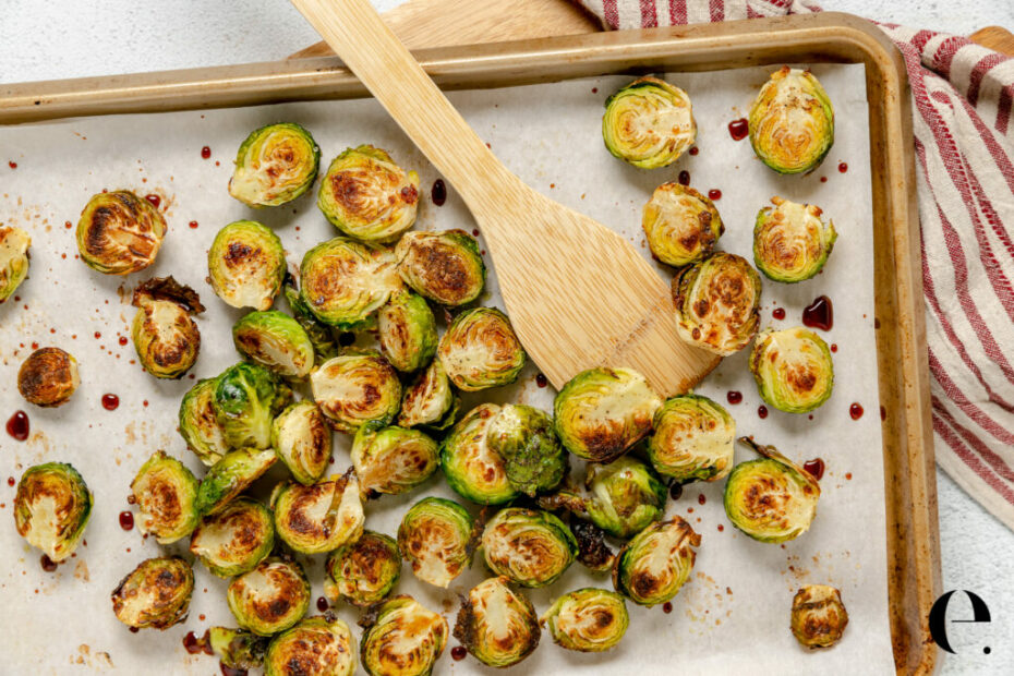 Roasted Brussels Sprouts with Carmelized Edges | Elizabeth Rider