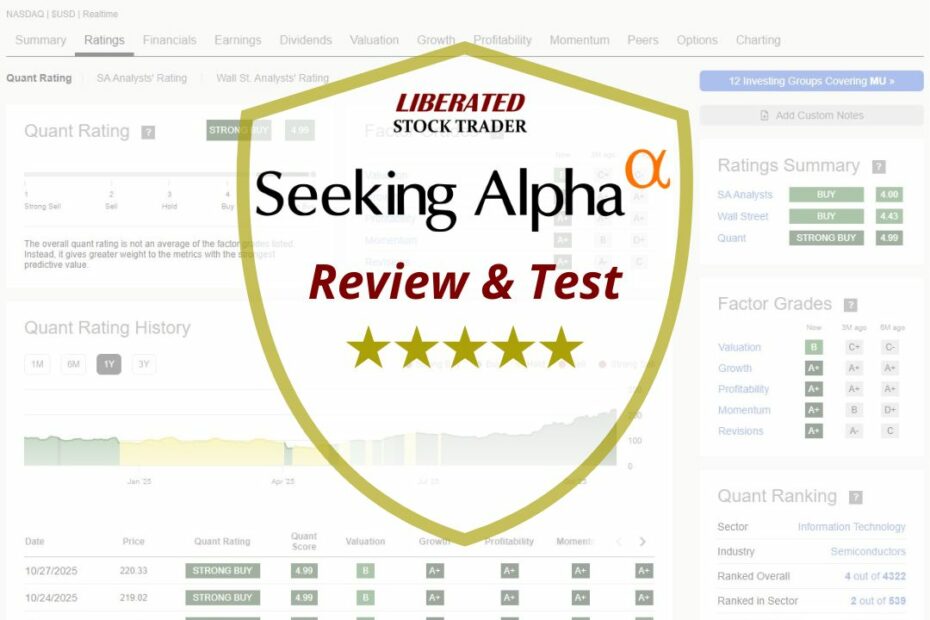Seeking Alpha Full Test, Review & Rating