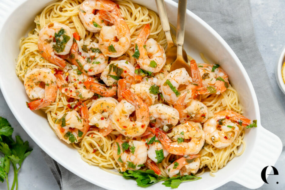 Shrimp Scampi Recipe (Garlic Shrimp in 15 Minutes) | Elizabeth Rider