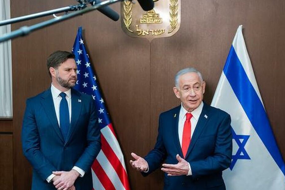 Vance visits Israel and says ceasefire in Gaza is going better than expected